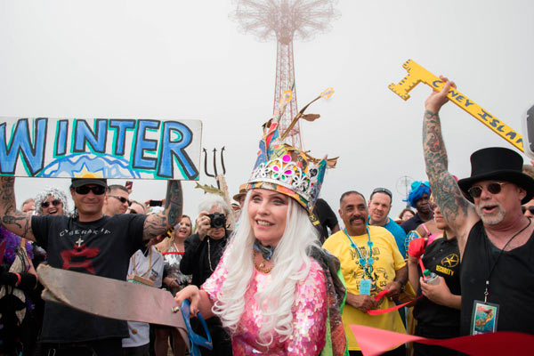 Fish and chicks! Coney’s mermaid parade makes a splash