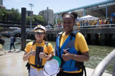 Student skippers: Teen sailors take to East River in handmade boats