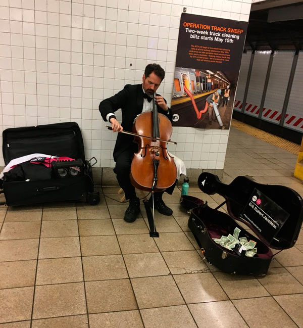 Strung along! Like-named cellists create discord