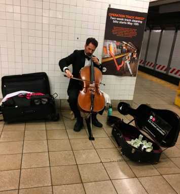 Strung along! Like-named cellists create discord