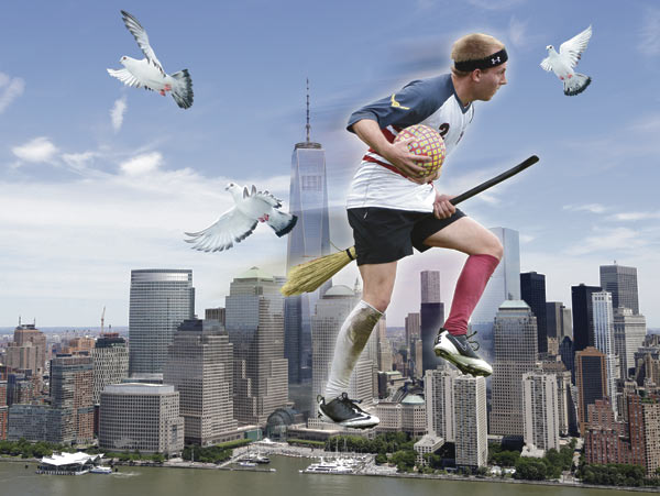 Quidditch pro quo! Golden Snitches get stitches as sport of wizards flies to Brooklyn