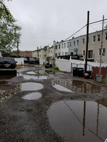 Pothole alley! City neglects Marine Park street