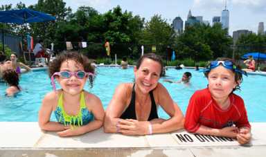 Diving in! Borough residents celebrate city pools’ opening day