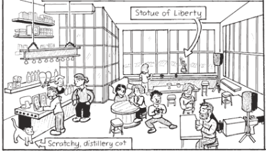 Bartoonist takes in the booze and the views in Industry City