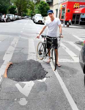Hole new problem: City doing poor job repairing Ridge sinkhole, say locals