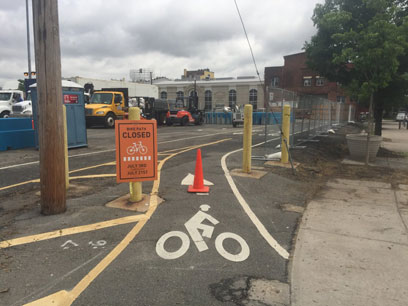 Grinding gears: City closes bike path to make way for international electric-car race