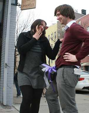 Andy in a box! Our columnist gives the gift of love