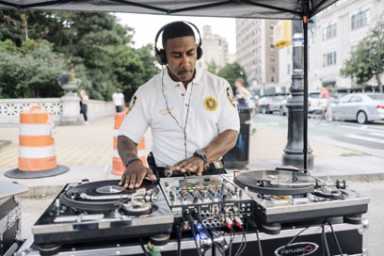 Party patrol! Cops mingle with community members at anti-crime events across borough