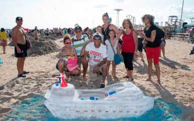 Building on the beach: Coney Island hosts 27th-annual sand-scultping contest