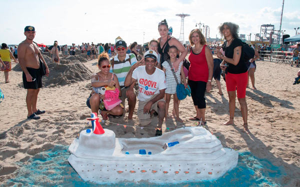 Building on the beach: Coney Island hosts 27th-annual sand-scultping contest
