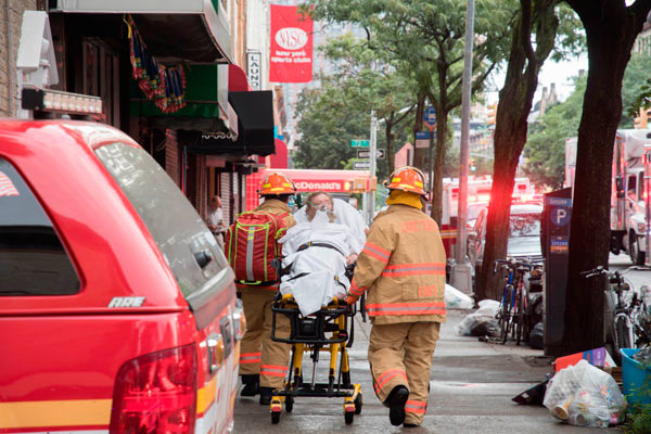 Firefighters battle blaze on 73rd Street