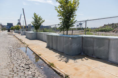 Surge protector: City builds wall near Red Hook coastline to combat mild flooding