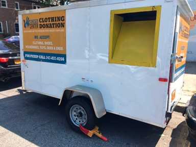 Locals fed up with donation boxes taking up parking