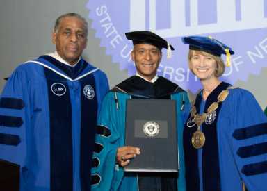 SUNY Medical Center has a new president, its 17th