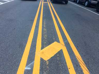 Locals still confused by double-double yellow lines