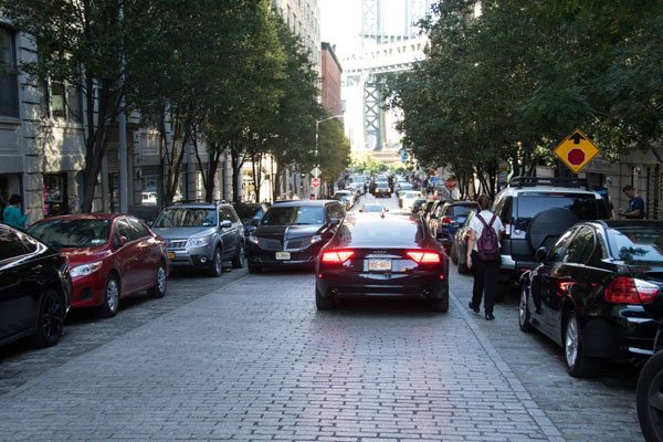 Downsizing in Dumbo: Local petitions city to cut one lane from busy two-way street
