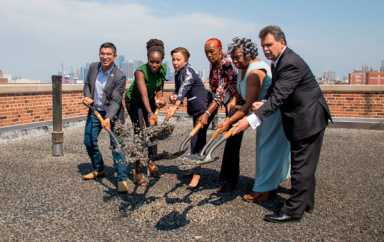 Aid from above: City begins repairing tops of Red Hook Houses buildings