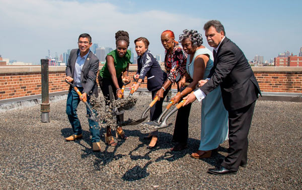 Aid from above: City begins repairing tops of Red Hook Houses buildings