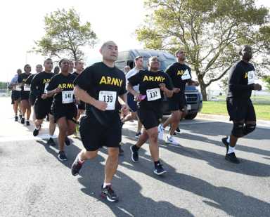 Running to honor the fallen at Fort Hamilton