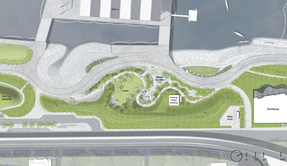 Passing grade: Locals applaud B’Bridge Park honchos’ latest design for hilly parkland at Pier 2