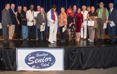 Beltin’ out the tunes at Senior Idol