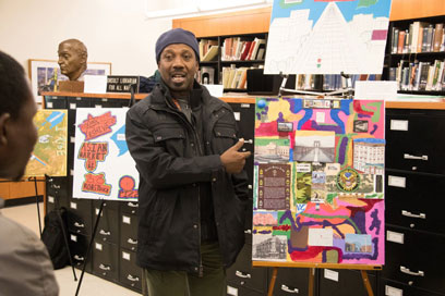 Talented troops: Local vets showcase self-made art at library’s pop-up gallery