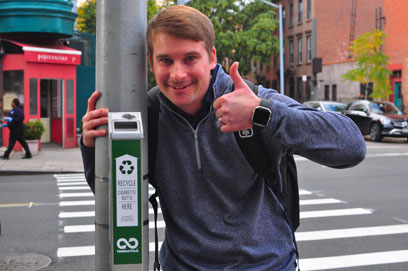 A vice finds virtue: Biz group’s program recycles cigarettes strewn on Slope streets