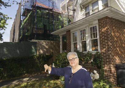 The monster next door: Neighbors worry about huge, steel ‘single-family home’ under construction on Ave. T