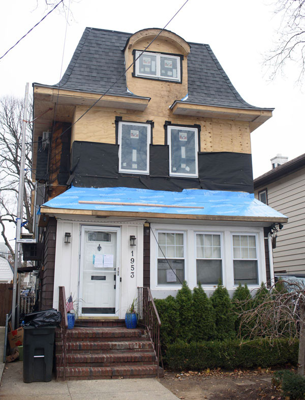 Just a facade: Homeowner keeps fudging permits to build McMansion, neighbors say