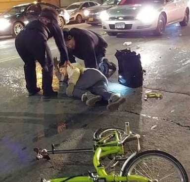 Police: Trucker smashes into cyclist crossing Cobble Hill street