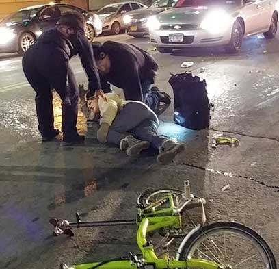 Police: Trucker smashes into cyclist crossing Cobble Hill street