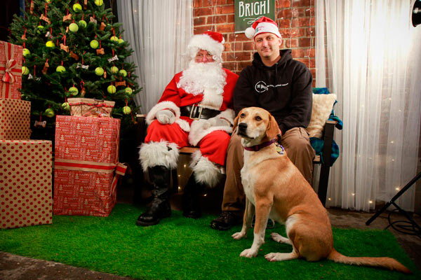 Furballs get festive: Boro beasts line up to meet Saint Nick at local shelter’s seasonal fund-raiser