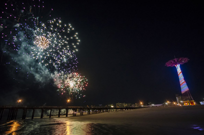 Coney Island rings in the New Year with Boardwalk fireworks display