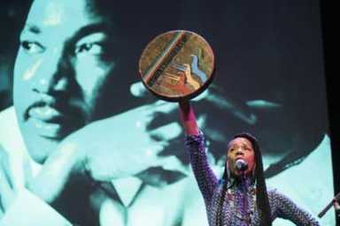 Kings County praises King: Officials, activists honor MLK at politically charged tribute