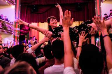 Having a ‘Balk’! European-folk lovers boogie at Slope’s Balkan-music festival
