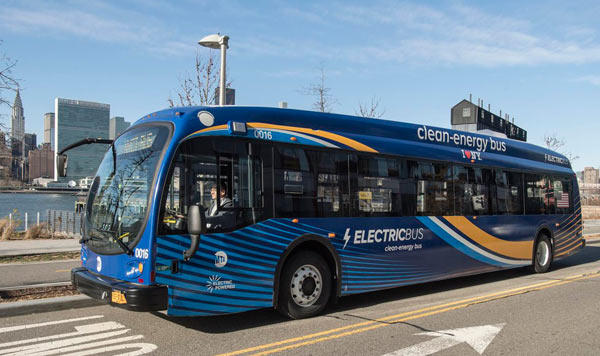 Electric shock: Test fleet of battery-powered buses hits Williamsburg