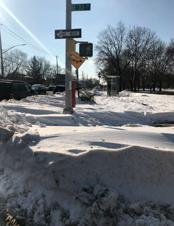 Snowed in! Local say Avenue U lost two lanes after plowing