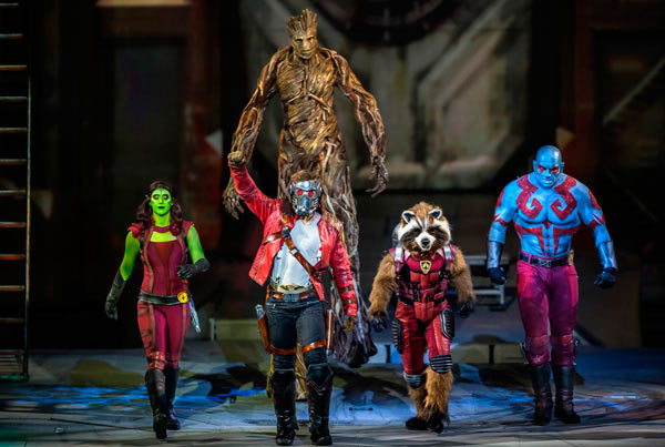 Super brawl: Marvel heroes fight forces of evil at Barclays Center