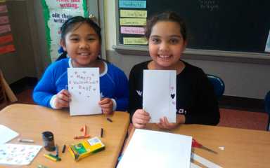 Catholic school students dress down to lift up local seniors