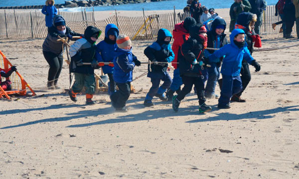 Borough Cub and Boy Scouts head to Coney Island for Klondike Derby