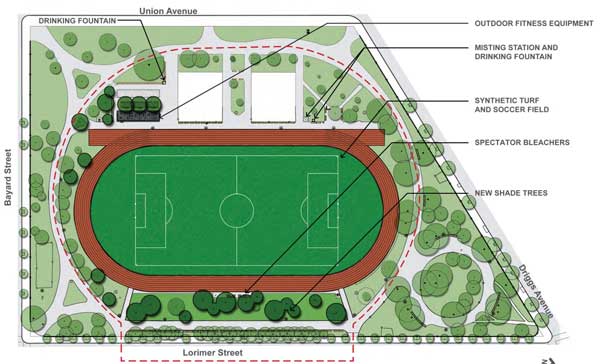 Game on! McCarren Park track and field to close next month for year-long makeover