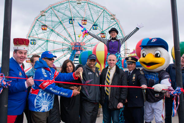 Let the good times roll! Coney Island amusement park opens coaster and other attractions for the season