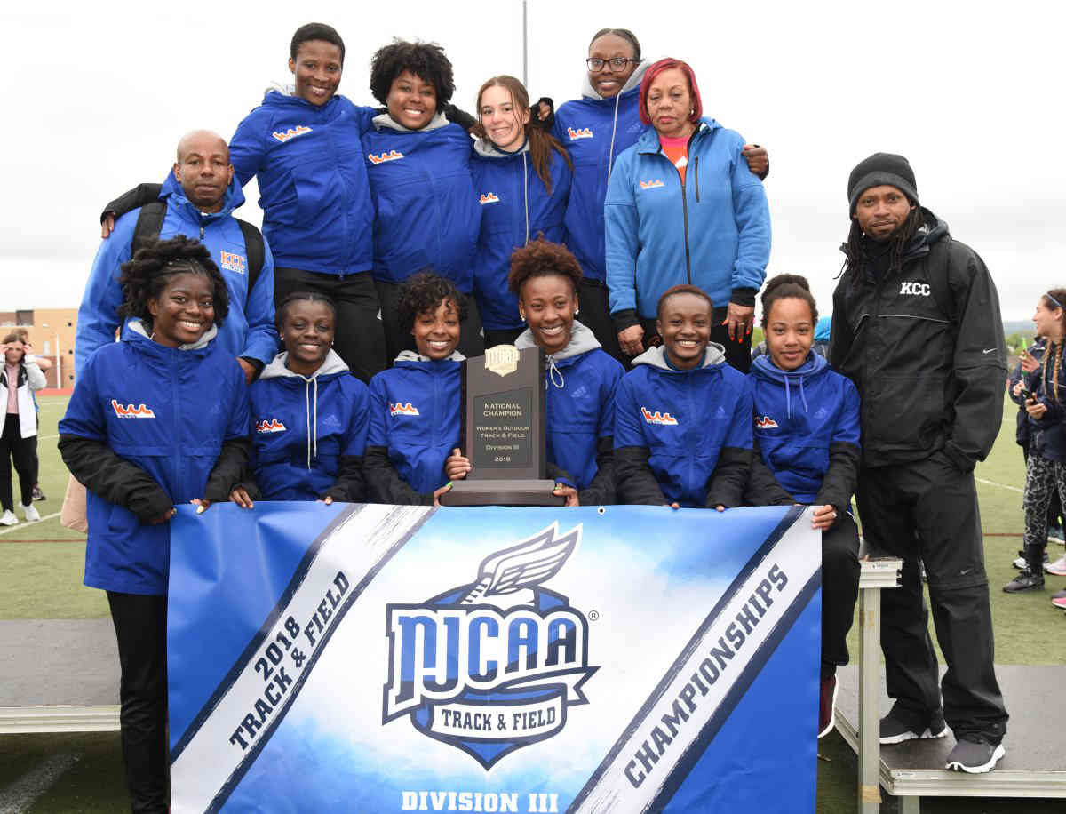 Queens of Kingsborough! College’s women crowned track-and-field national champions for second year