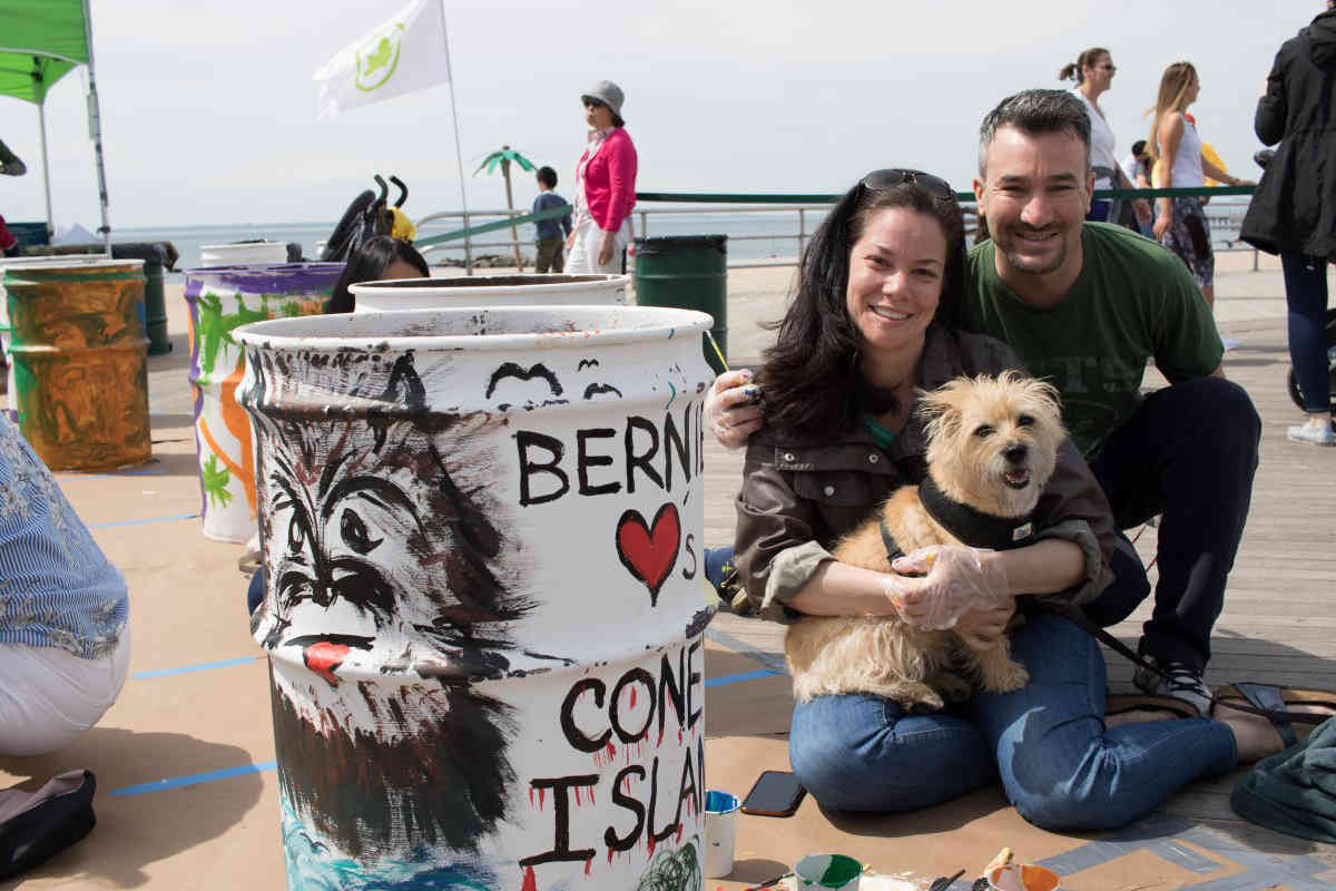 Coney Islanders get creative while keeping boardwalk clean at annual ‘Barrels of Fun’ event
