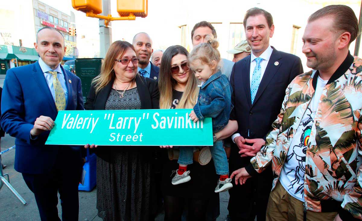 Coney street corner co-named for influential local leader Valeriy ‘Larry’ Savinkin