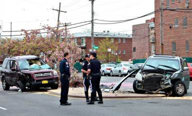 Four seriously injured in Canarsie crash