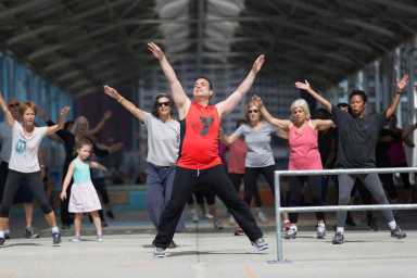Wanna step outside?: Take a Broadway dance class in Brooklyn Bridge Park