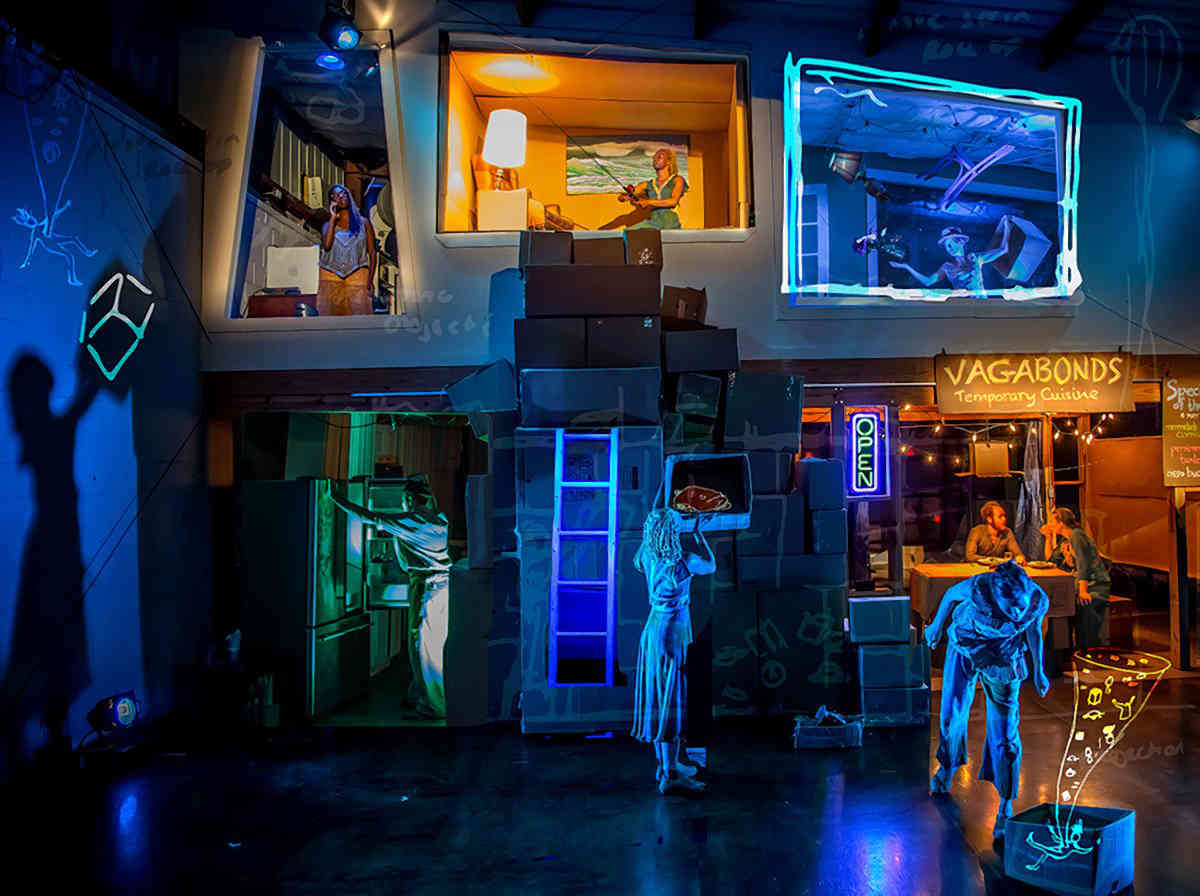 Waving goodbye: Play set underwater deals with displacement