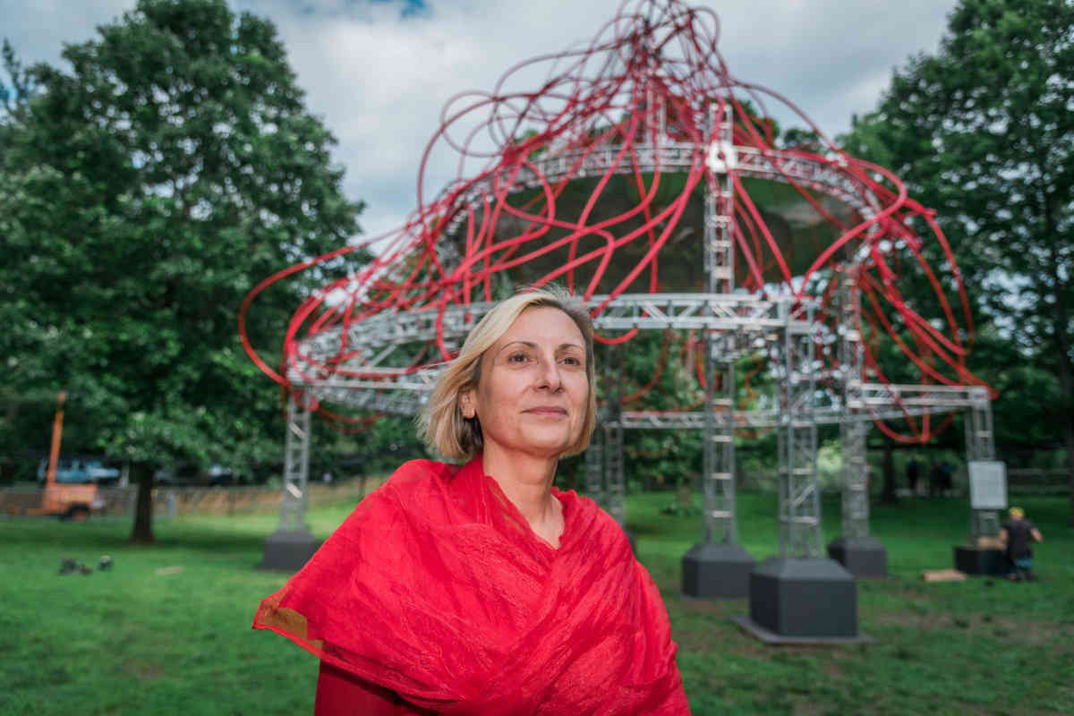 Dome light: Illuminated sculpture shines over Celebrate Brooklyn! Fest