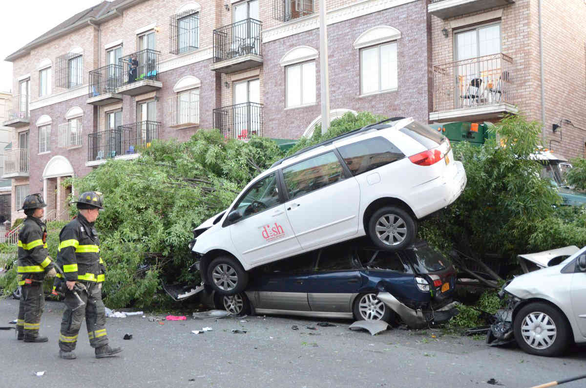 Trashed: Driver for private hauler smashed into parked cars while drunk, DA says